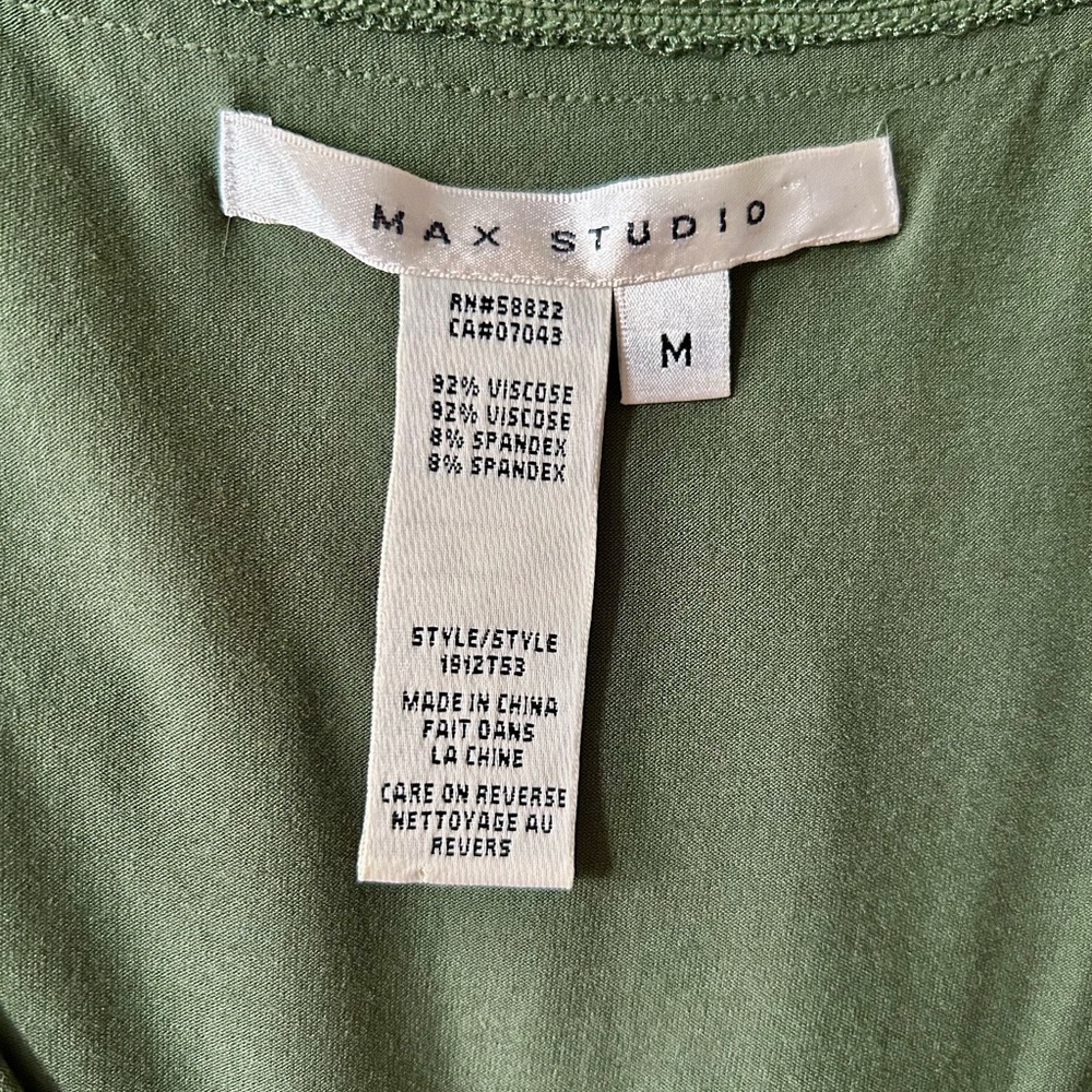 Max Studio Olive Green Maxi Dress - Picture 5 of 5